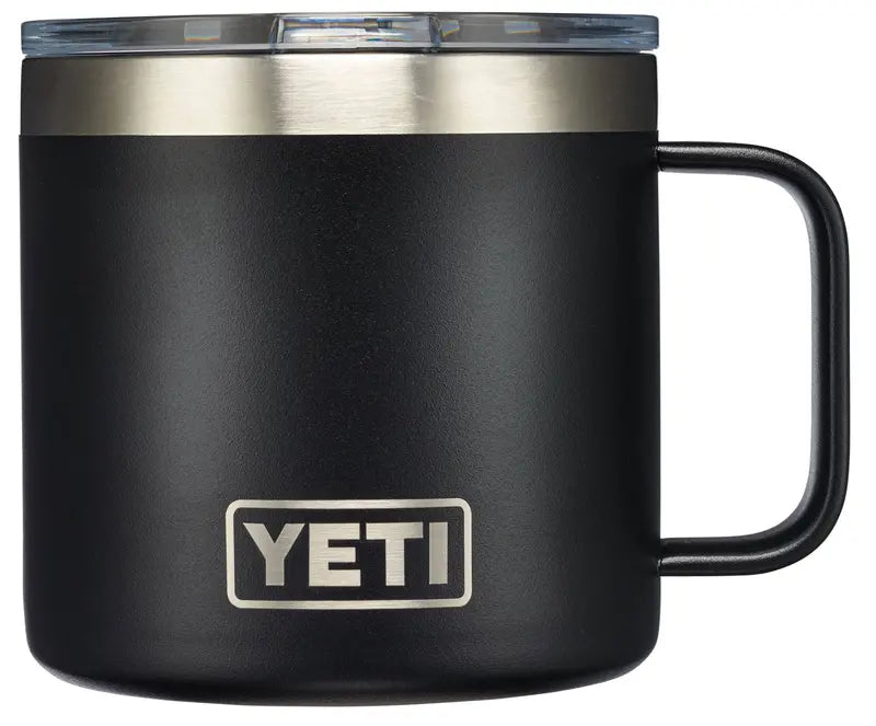 YETI Rambler 14-Ounce Ceramic-Coated Mug Matte Black