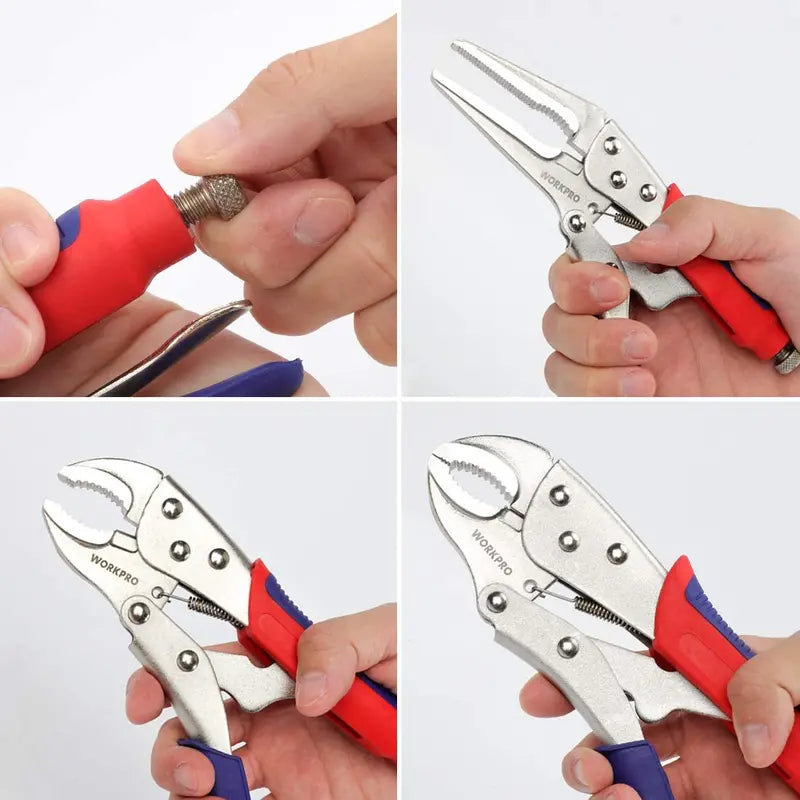 WORKPRO 3-Piece Locking Pliers Set
