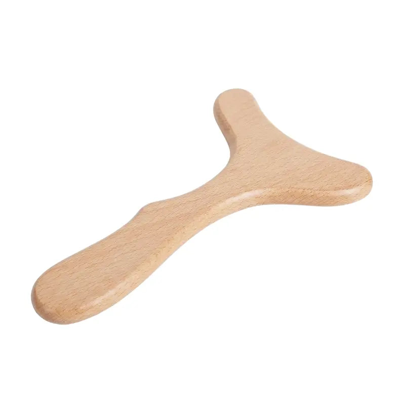 Handheld Wooden Massage Roller Natural Wood Tool for Targeted Body & Hand Relief