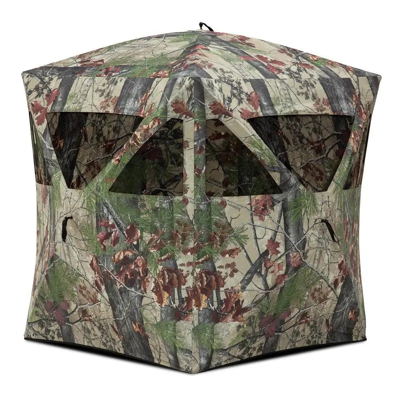 Barronett Blinds Radar Backwoods Lightweight Pop Up Hunting Ground Blind 2-Pack, 150D Fabric, Camo, 11 lbs