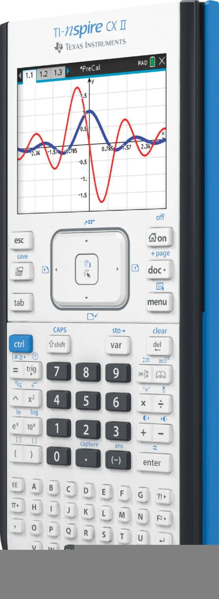 Texas Instruments TI-Nspire CX II Graphing Calculator Advanced STEM Tool with Color Display, Rechargeable Battery, and Intuitive Interface