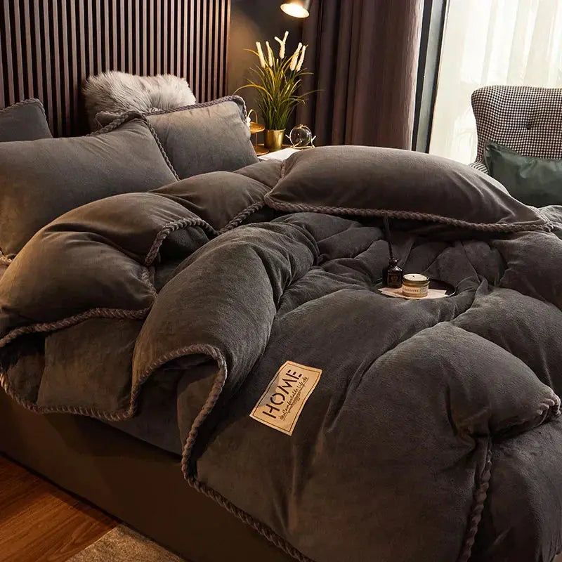 Winter Duvet Cover Set with Ultra-Soft Gentle-Touch Fabric