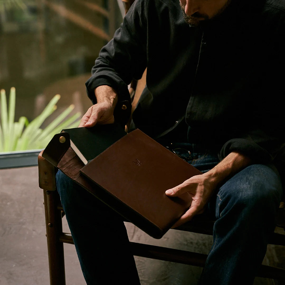 Small Folio - Brown Leather