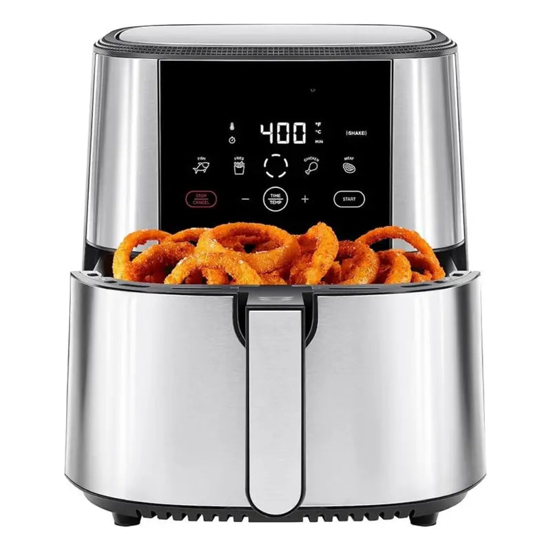 8-Quart Digital Air Fryer Touchscreen Controls, Preset Programs, Nonstick Basket