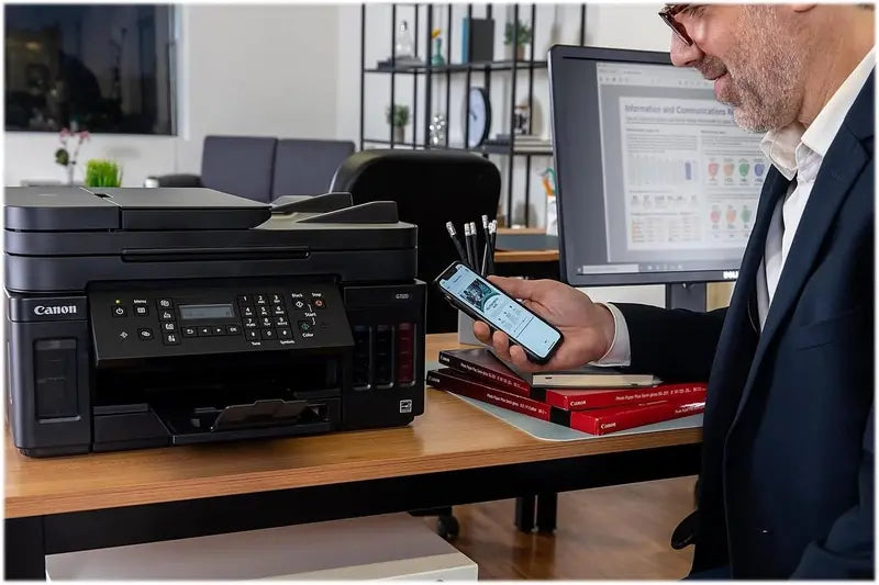 EcoTank Wireless All-in-One Printer Super Tank Ink System with Copy, Scan, Fax, ADF & Mobile Printing
