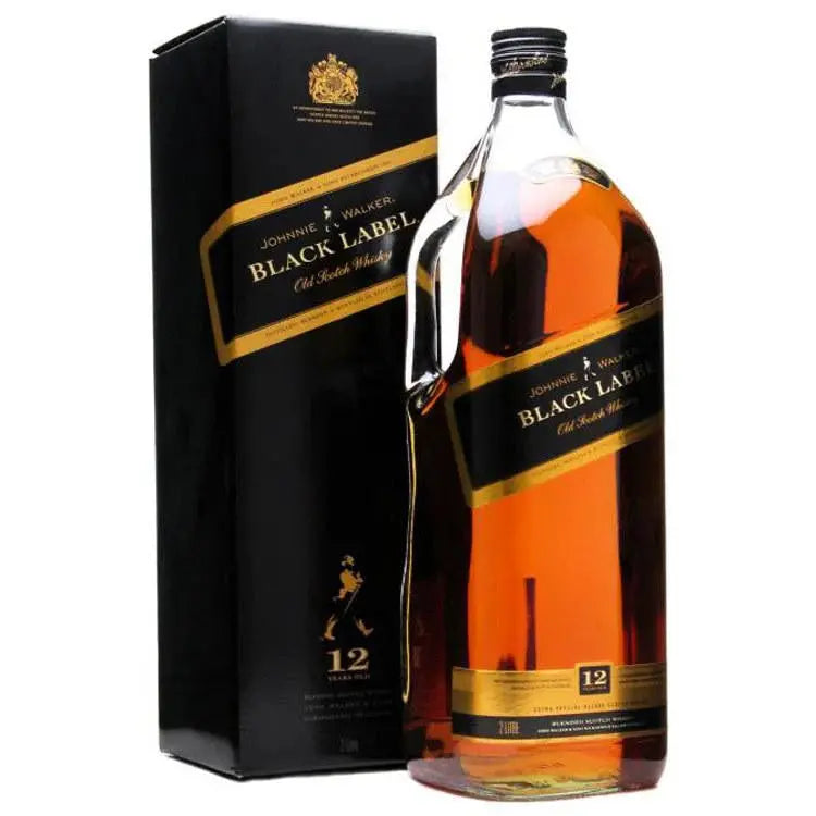 Johnnie Walker Black Label 12-Year-Old Blended Scotch Whisky 1.75L Bottle