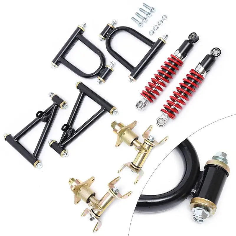 Front Suspension Swingarm Assembly Kit for DIY Electric ATVs, Buggies, and Go-Karts