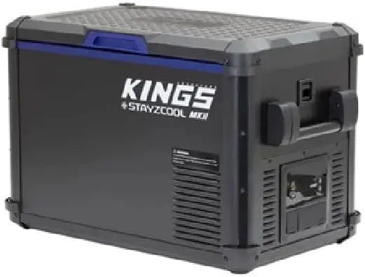 Kings 45L Dual-Zone Portable Fridge Freezer AC/DC Compressor, 12V/24V/110V Compatible