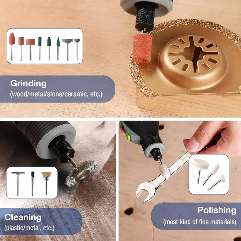 WORKPRO 476-Piece Rotary Tool Accessory Kit for Versatile DIY Projects