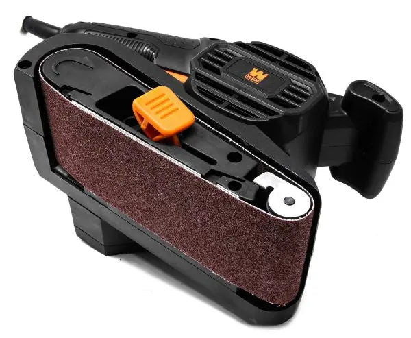 6.3-Amp 120V Corded Belt Sander with Integrated Dust Collection