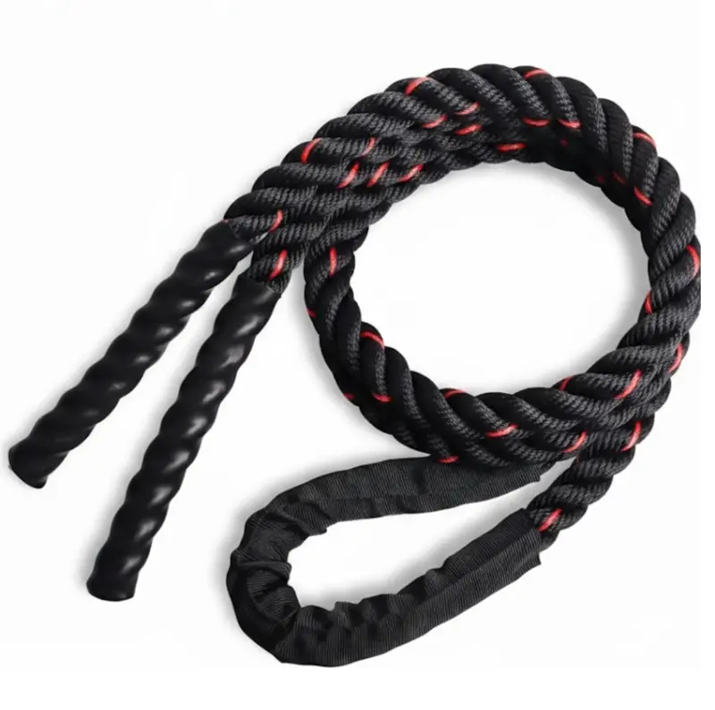 Adjustable Weighted Jump Rope (2.85 lb) for Fitness Training