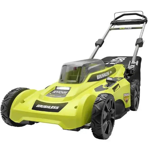 RYOBI 40V 20-Inch Cordless Push Mower Brushless Motor, 6.0Ah Battery (Single Unit)