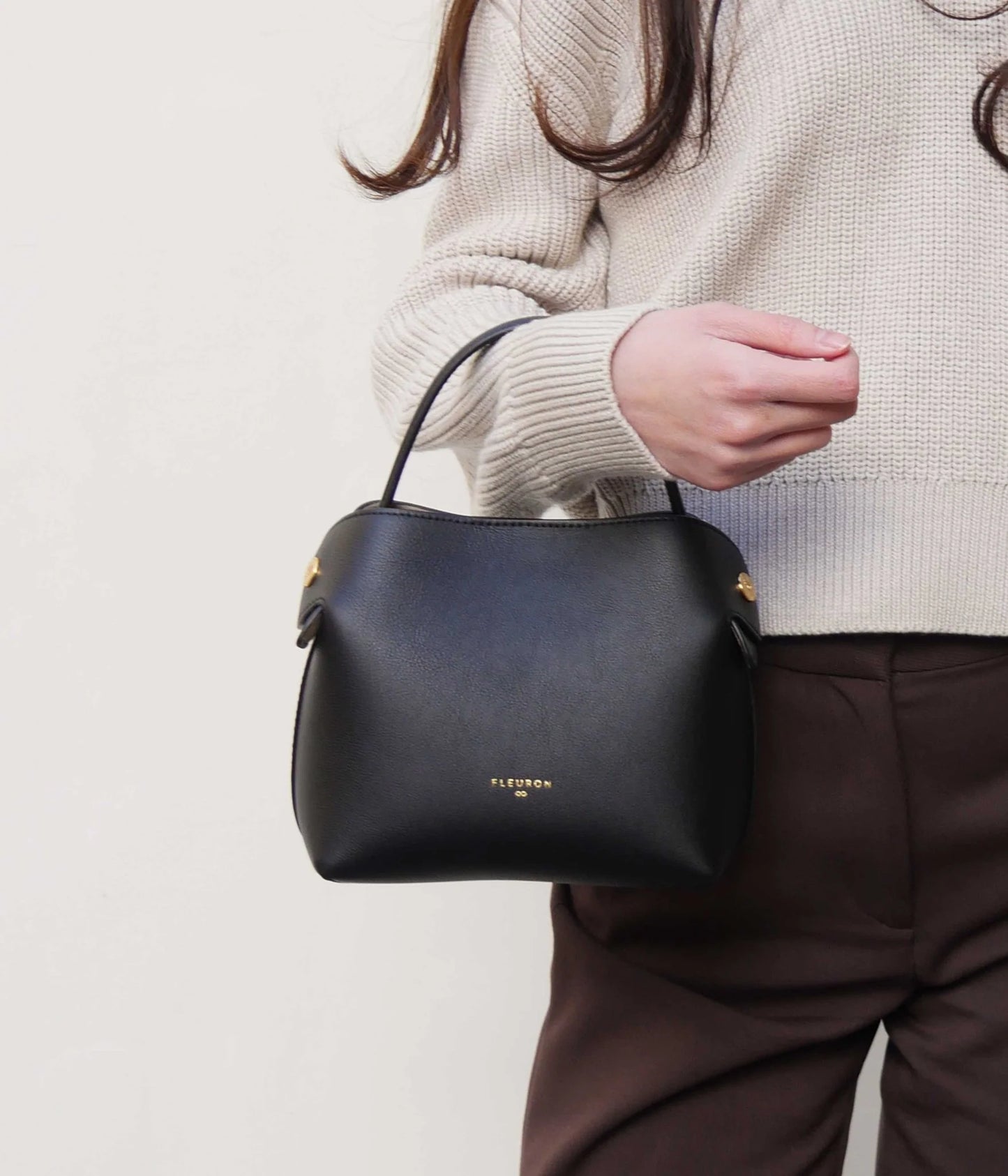 Mini Swann | Noir Lisse