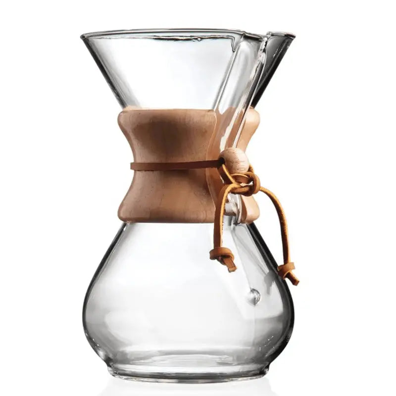 Chemex Classic 6-Cup Pour-Over Coffee Maker with Wood Handle