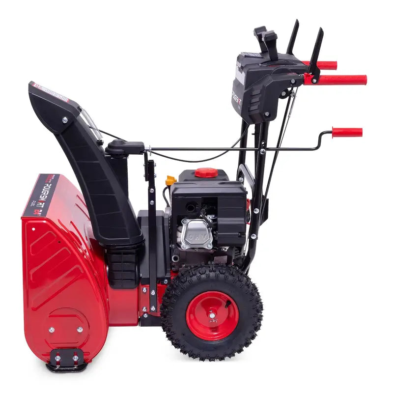 PowerSmart 24″ 212cc Gas Snow Blower with Electric Start & Variable Speed