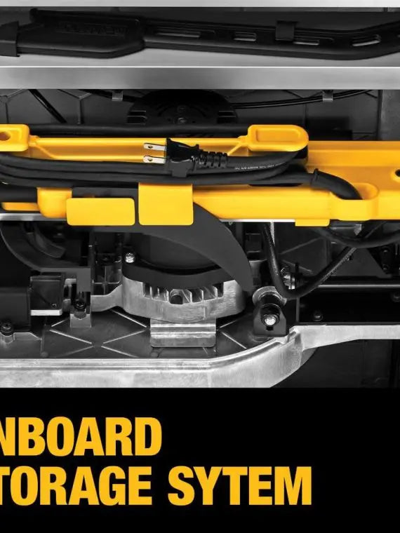 DEWALT DWE7491RS 10-Inch Jobsite Table Saw 32.5-Inch Rip Capacity with Rolling Stand