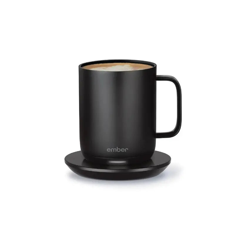 Ember Smart Temperature-Control Mug 10 oz Black Ceramic Heated Beverage Container