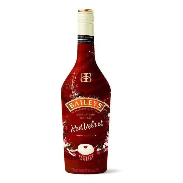 Baileys Red Velvet Irish Cream Liqueur Limited-Edition Georgetown Cupcake-Inspired Chocolate Flavor