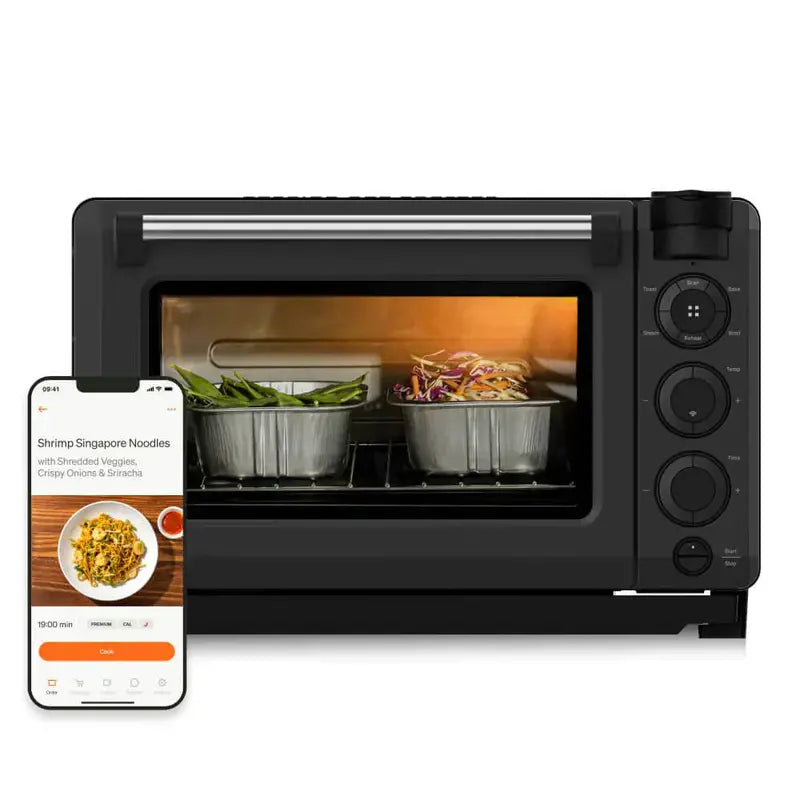 Smartphone-Controlled Convection Oven Dual-Function Air Fryer & Toaster Oven with App Integration