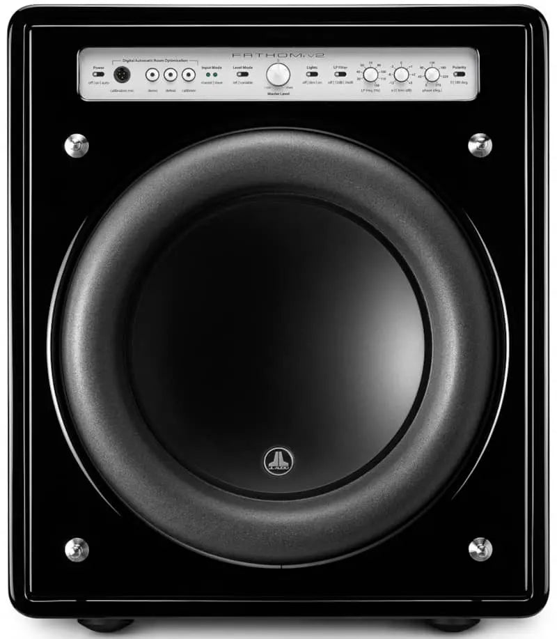 JL Audio 12 Fathom Black Gloss Powered Subwoofer