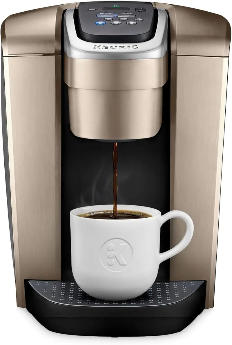 Keurig K-Elite Brews Hot or Iced Coffee with Strength & Temperature Control Brushed Silver Finish