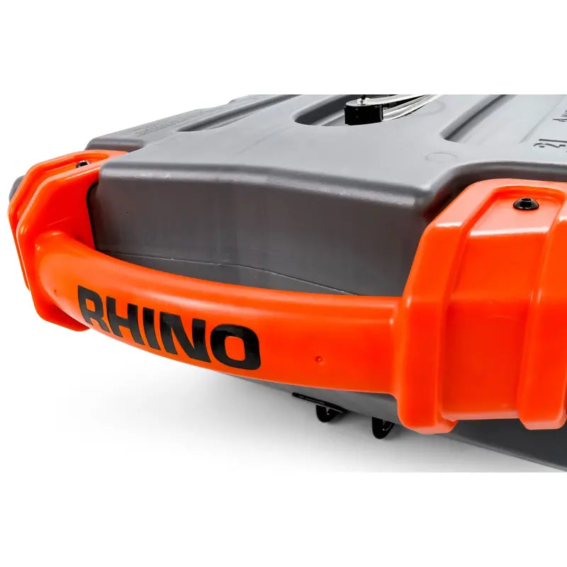 Camco Rhino 36-Gallon Portable RV Sewage Tank Kit Includes Hose, Fittings, and Dual-Tank Set