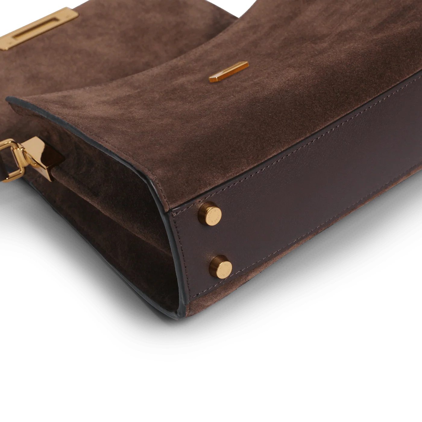 Mini Amelot - Cuir Velours Chocolat