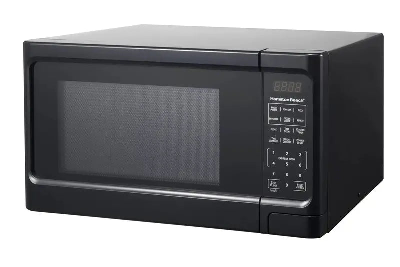 1.1 Cu Ft Black Digital Microwave Oven Touchpad Interface for Quick, Precise Cooking