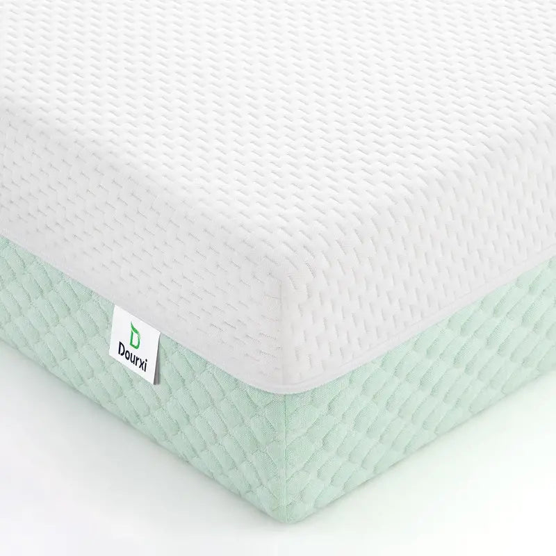 Crib-Sized Dual-Sided Toddler Mattress Triple-Layer Memory Foam with Removable Cover