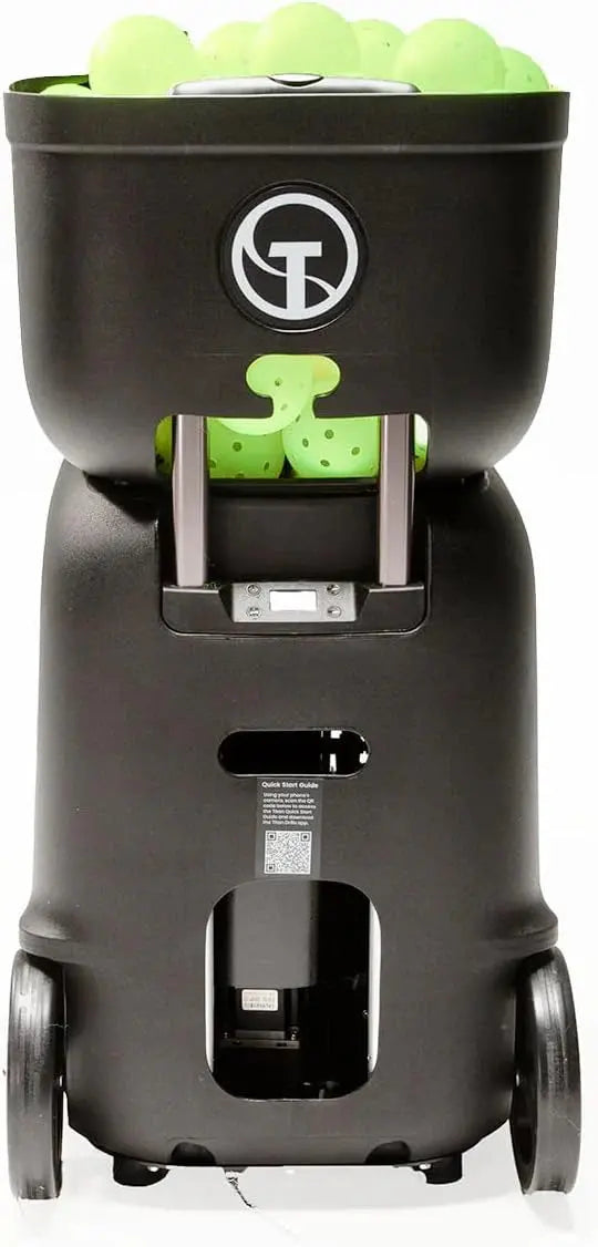 Titan ACE Automatic Pickleball Launcher Adjustable Speed, Spin & Oscillation for Solo Training