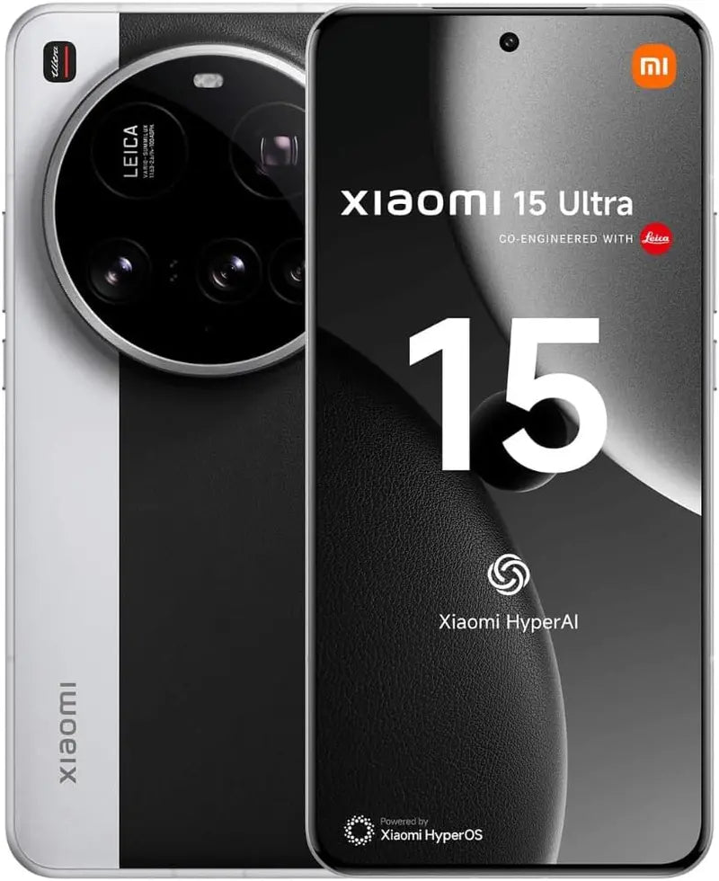 Xiaomi 15 Ultra 512GB Unlocked Smartphone Silver-Chrome Finish, No Carrier Lock