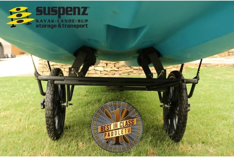 Suspenz All-Terrain 300 lb Kayak Cart, Airless Wheels, Steel Frame, Black