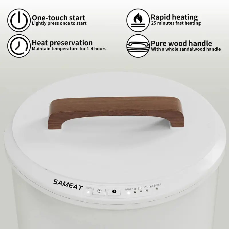 SAMEAT Extra-Large Heated Towel Warmer for Modern Bathroom Spaces