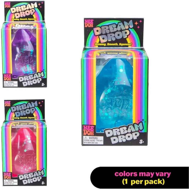 NeeDoh Dream Drop Smooth 3-Pack Squeeze Sensory Set