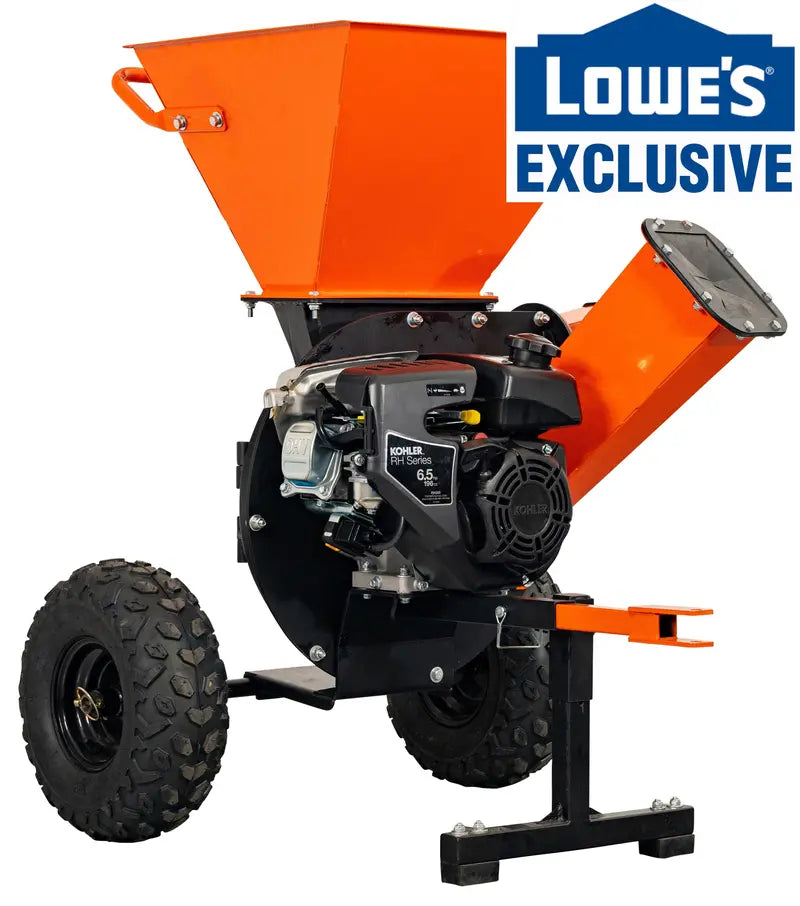 Detail K2 OPC533 Gas Wood Chipper 196cc Kohler Engine, Steel Construction