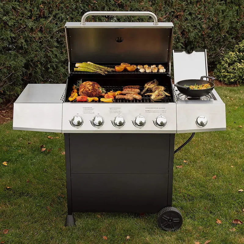 Cuisinart CGG-8500 5-Burner Side Gas Grill with Stainless Steel Burners
