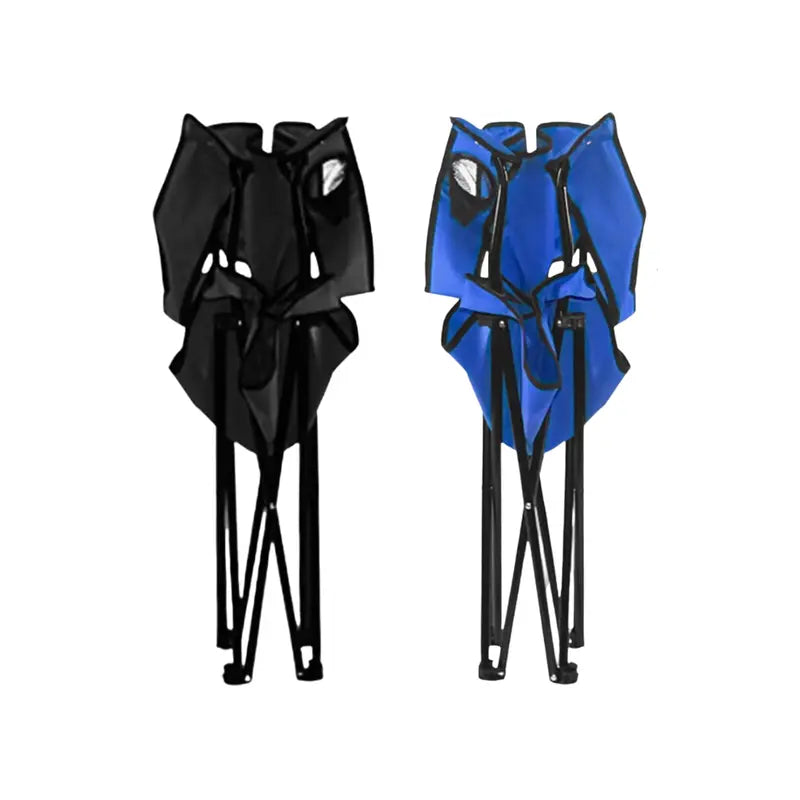 Compact Folding Camping Chair with Carry Bag and Alloy Steel Frame