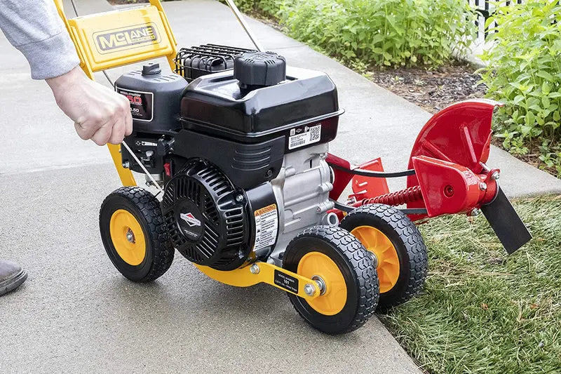 Gas-Powered Lawn Edger 5.5 GT Briggs & Stratton Engine, 7-Inch Wheels, Heavy-Duty Trimming Tool