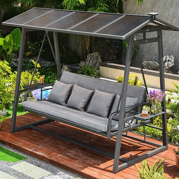 Premium Garden Swing Set with Weather-Resistant Frame and Comfortable Seating