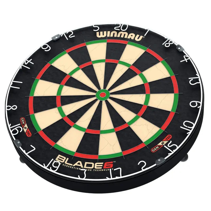 Winmau Professional Bristle Dartboard Sixth Gen, Density Control, Ultra-Thin Wire, Rota-Lock System, Tournament Grade Sisal