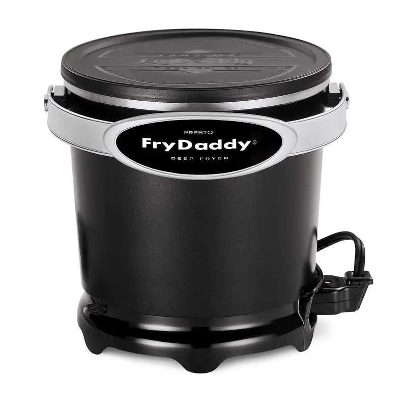 PRESTO FryDaddy Electric Deep Fryer Compact Black Countertop Model