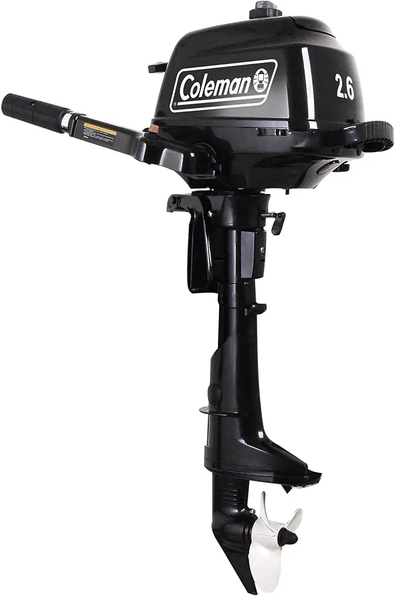 2.6 HP Short-Shaft Black Outboard Motor