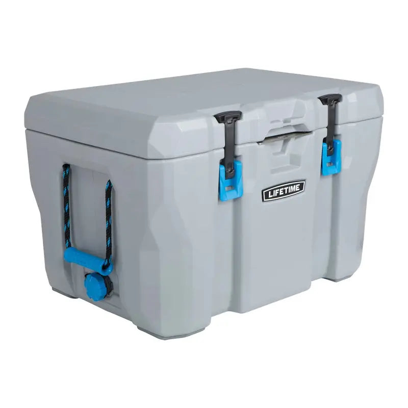 55-Quart Premium Cooler Grey Model 90949 with Superior Cold-Hold Technology