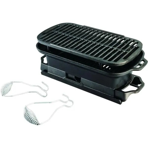 Lodge Sportsmanand#8217;s Cast Iron Pro Grill