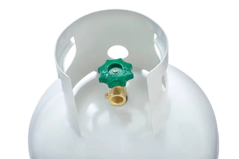 Heavy-Duty 100-Lb Propane Tank POL Valve, DOT-Approved, Empty Delivery for Grills & Heaters