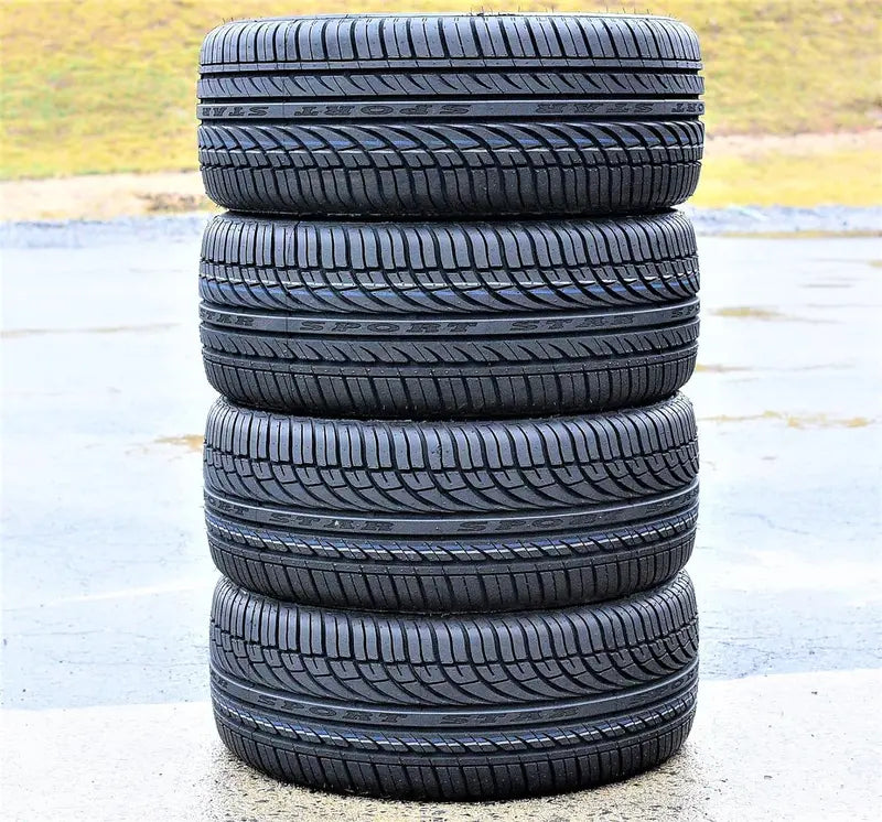 All-Season Radial Tire Set 4× F215/60R16, XL Load Rating (99V), 4-Ply BSW Design, UTQG 380AA Rating