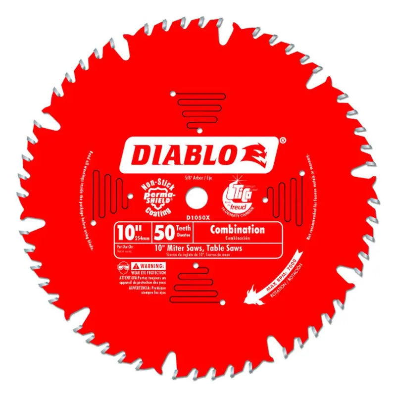 Diablo Tools 10 In. x 50 Tooth Combination Circular Saw Blade