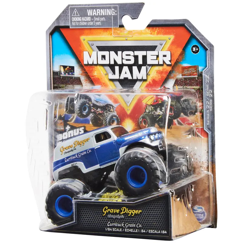 Monster Jam 1:64 Grave Digger Monster Truck, Retro Rebels Series