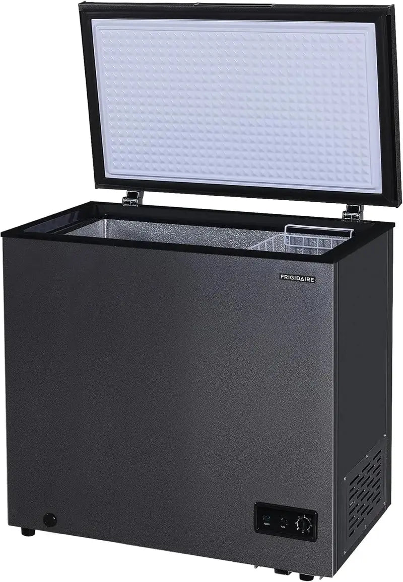 Frigidaire 7-Cubic-Foot Chest Freezer Granita Finish with Adjustable Thermostat & Easy-Defrost Basket