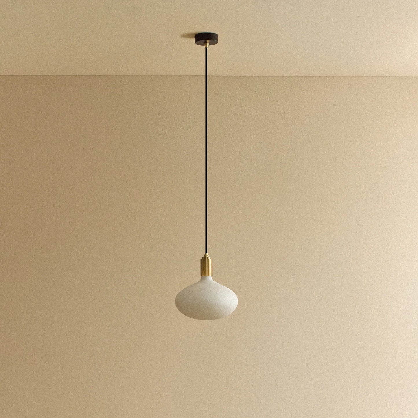 Oval II Pendant Light in Brass